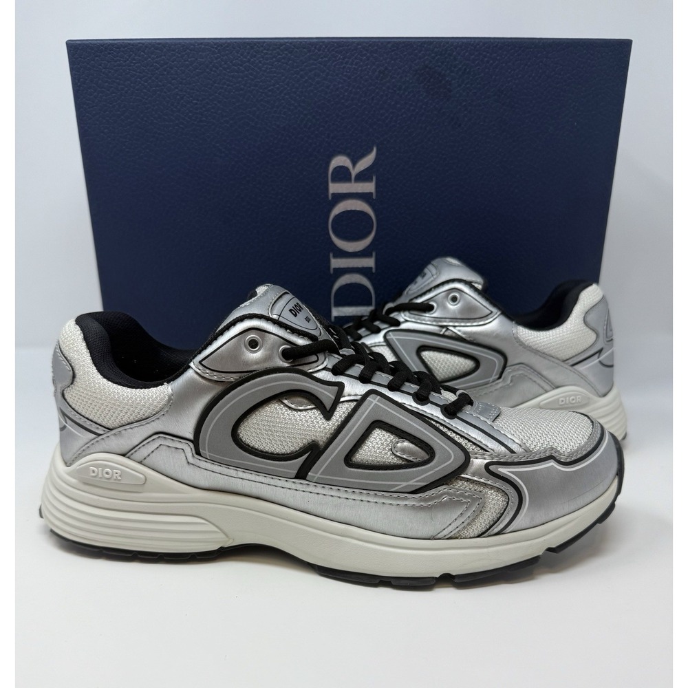 Dior B30 Sneaker Silver White Size 9 US 42 EU